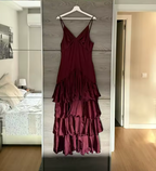 Marie Ruffled Slip Dress