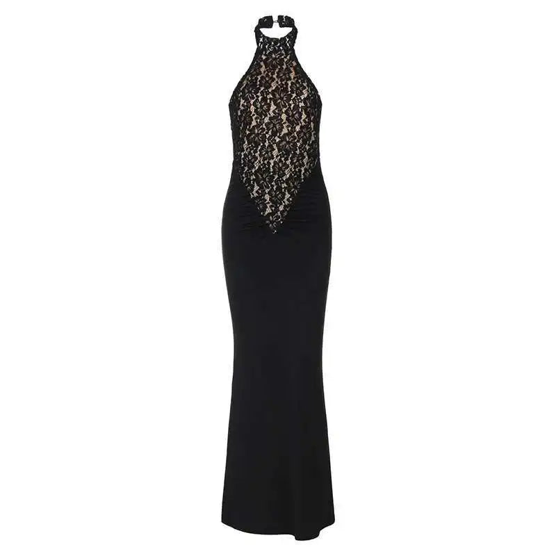 Cecilia Lace Halter Dress