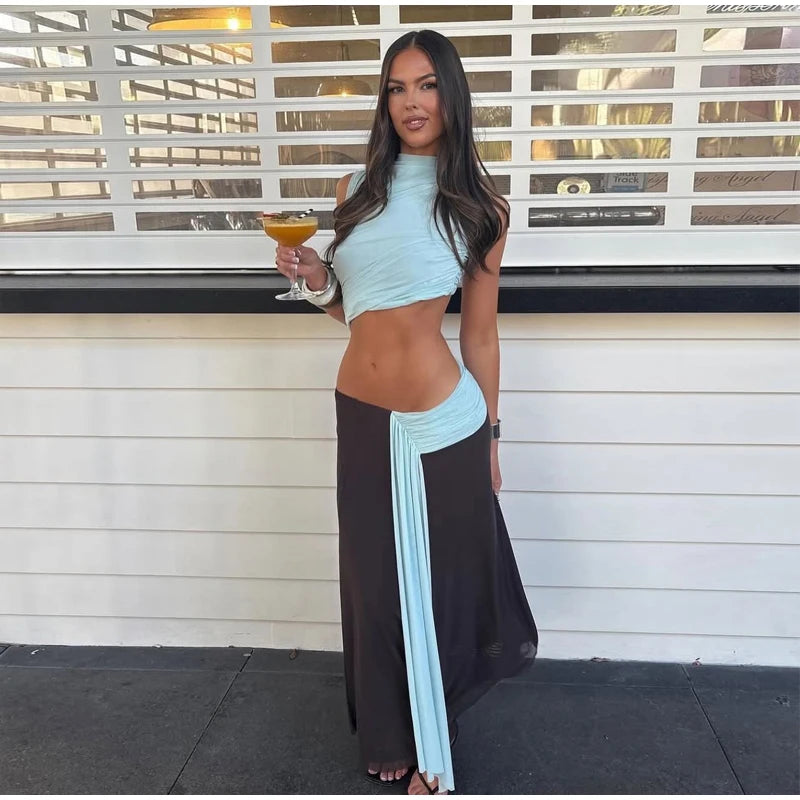 Paloma Drape Maxi Dress