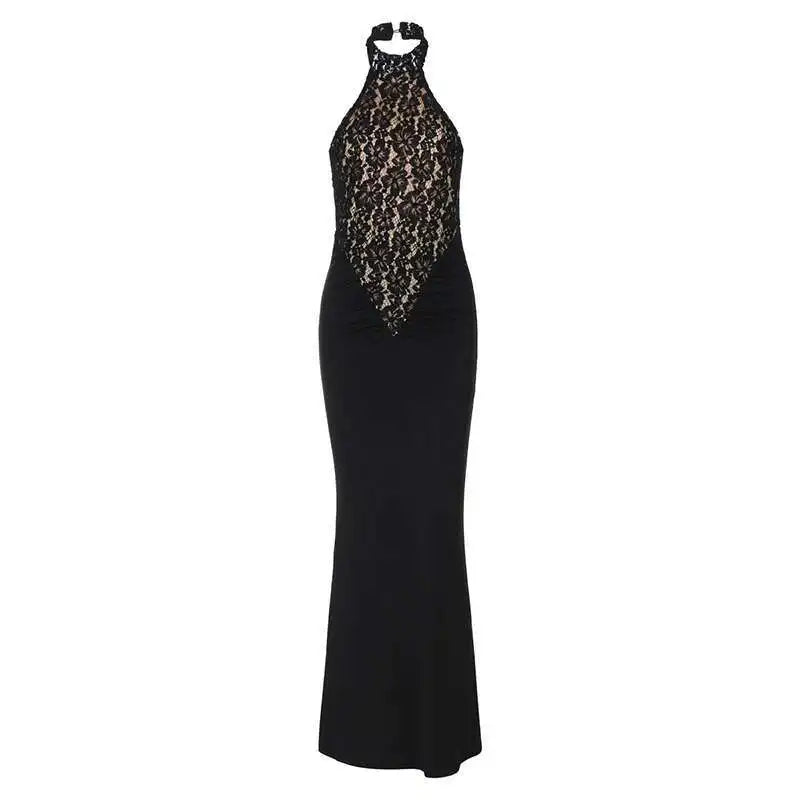 Cecilia Lace Halter Dress