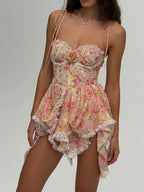 Rosalie Floral Lace Mini Dress