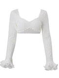 Vanessa Ruffles Crop Top