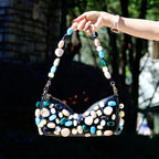Handmade Stone Shoulder Bag