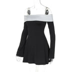 Black and white dress on a mannequin