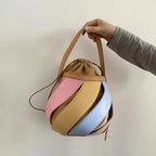 Fergie Retro Geometric Bucket Bag - Virago Wear - Handbags, New arrivals - Handbags