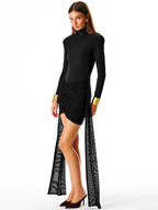 Meline Turtleneck Mini Dress