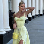 Sophia Lace Up Midi Dress - Virago Wear - Dresses, Midi Dress, New arrivals - Dresses