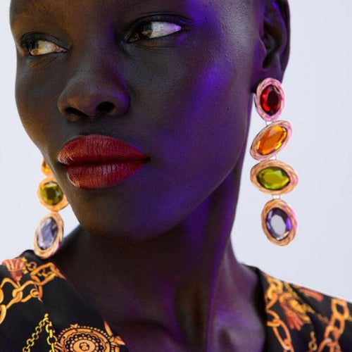 Ada Crystal Earrings - Virago Wear - Accesories, Earrings - Earrings